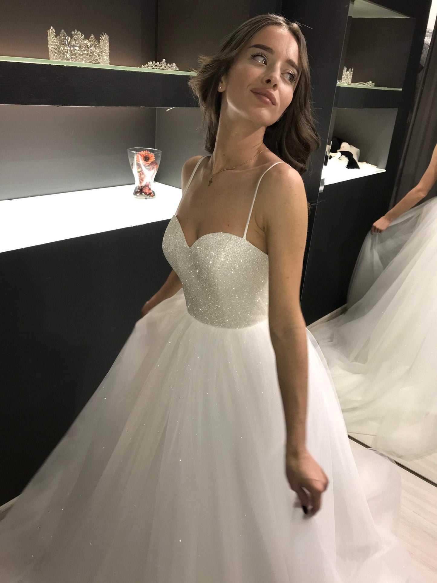 Klouzi with spaghetti straps